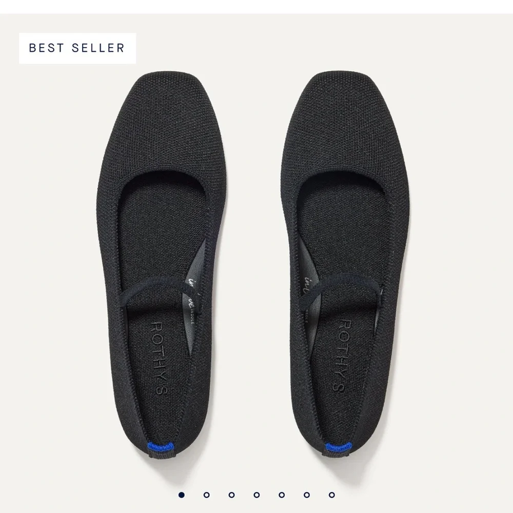 Rothy's Black and Blue Flats - Picture 4 of 5